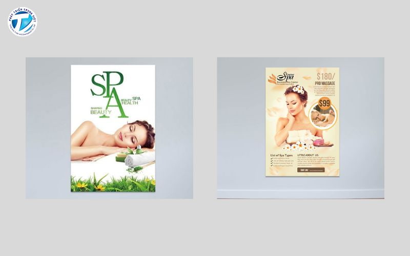 Poster dán tường spa